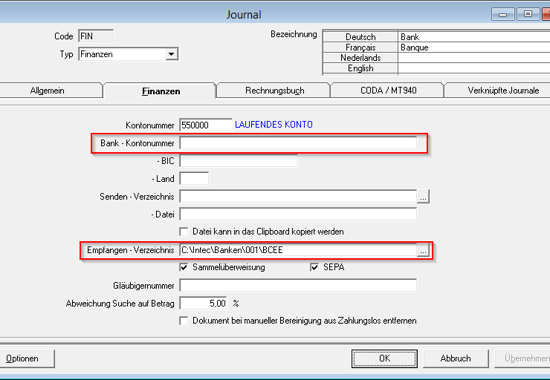 Workshop: Einlesen MT940-Dateien Luxemburg 