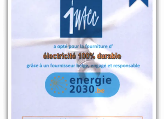 100% électricité durable