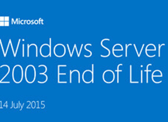 Fin du support de Microsoft Windows Server 2003. Réagissez maintenant!