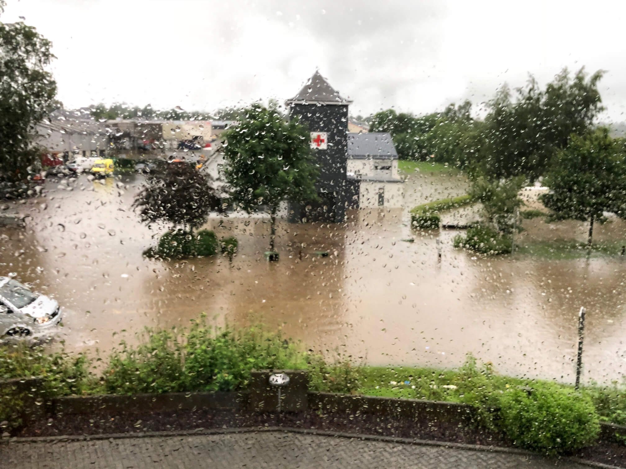 Blick aus dem Fenster von Intec