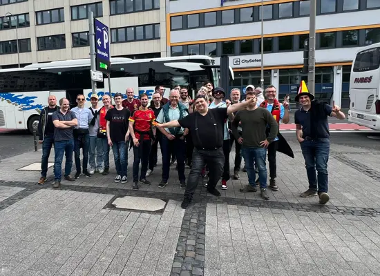 Excursion estivale d'Intecsoft en 2024 : parc d'accrobranche Blackfoot et spectacle de l'Euro à Cologne